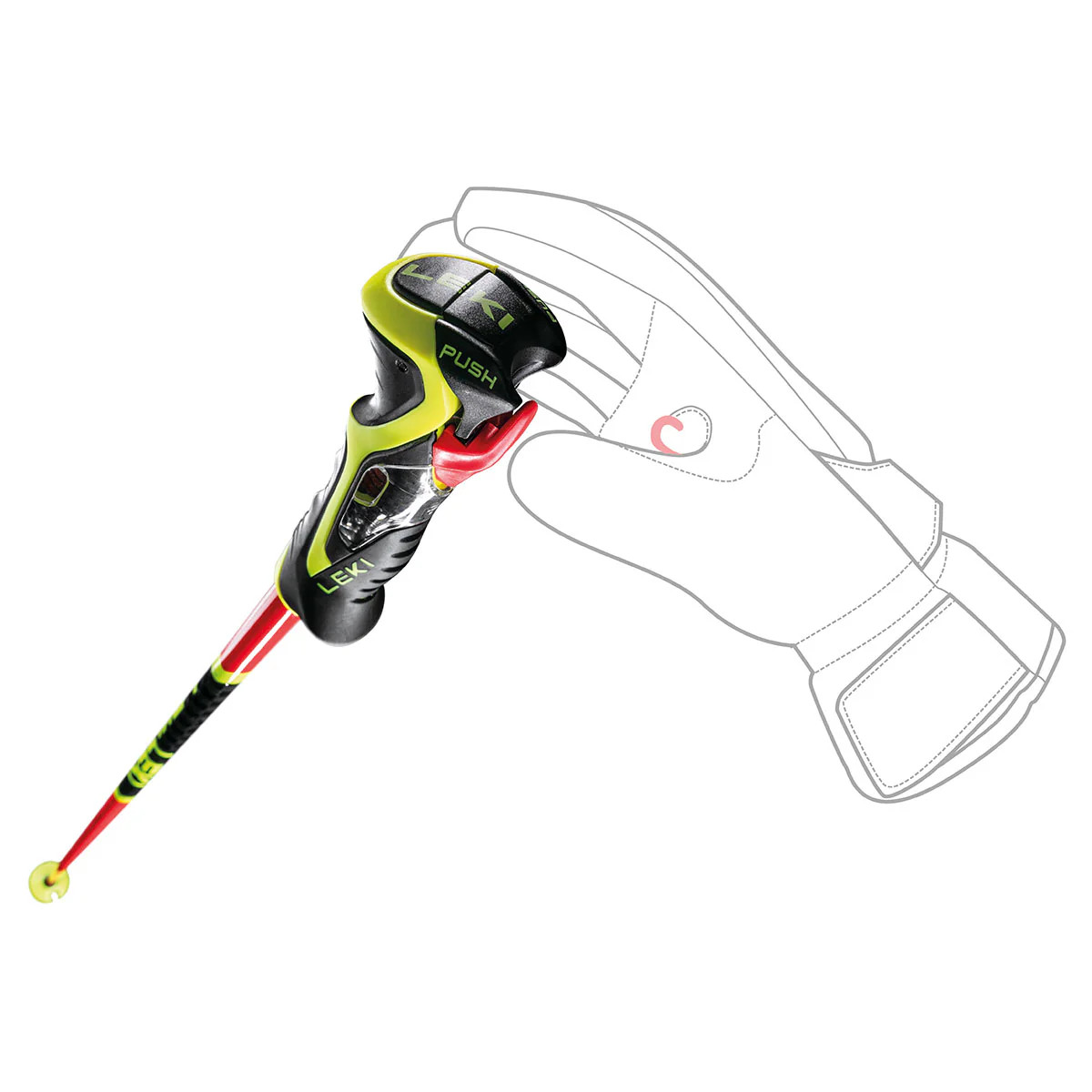 Leki WCR 3D GS Ski Pole, SKIING, RACE-WERKS