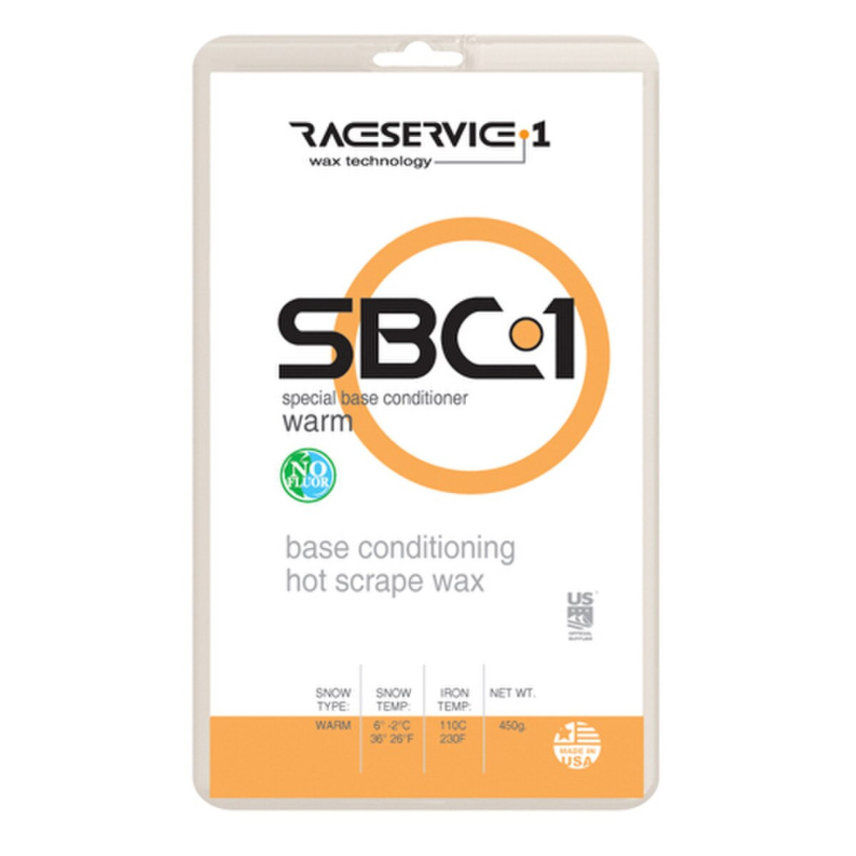 RaceService 1 SBC1 Base Prep Wax 450g | Race Werks