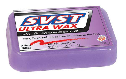 SVST Ultra Ski Wax Violet 2.5oz for arctic‑temperature performance