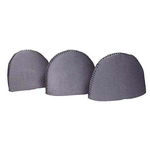 Soft neoprene toe caps for ski boot fitting comfort