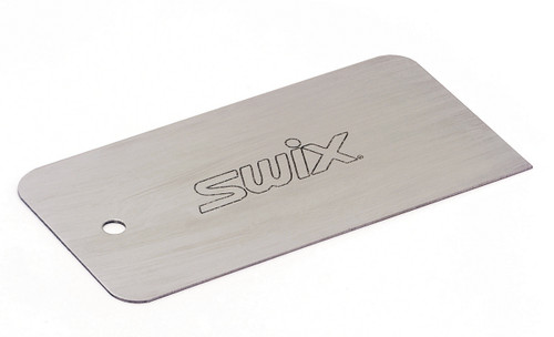 Durable Swix steel scraper for ski tuning