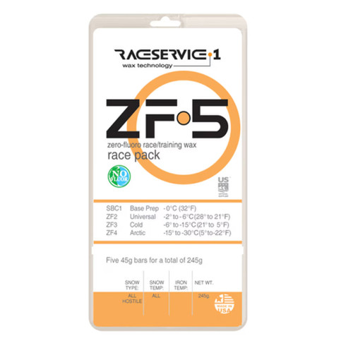 Race Service ZF5 Combi Pack ski wax kit