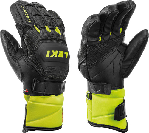 Leki World Cup Racing Titanium S Glove Black/Lemon | Race Werks
