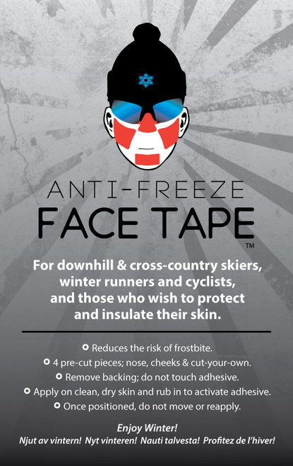 Anti‑Freeze Face Tape for cold‑weather ski protection