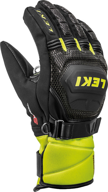 【歳末セール】LEKI WORLD CUP RACING グローブ Leki World Cup Racing Titanium S Glove Black/Lemon | Race Werks