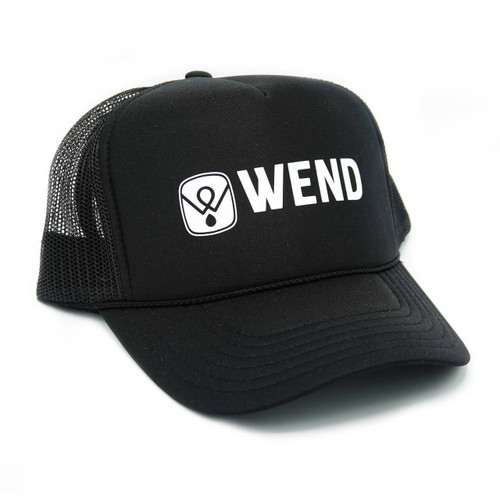 Wend trucker hat with mesh back and logo patch