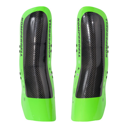 Lightweight Komperdell WC carbon shin guards designed for gate impact
