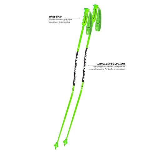 Komperdell National Team Carbon SL Ski Race Poles | Race Werks