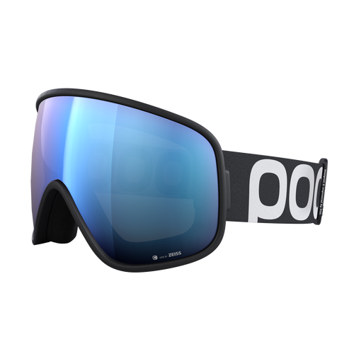 POC Vitrea Uranium Black goggles with blue lens, left view