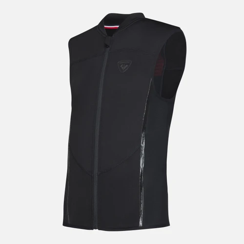 Rossignol Junior Flexvent back protector vest in black with removable DCLAN back panel