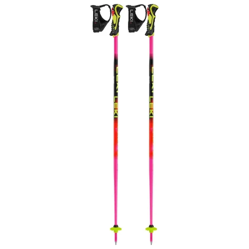 Leki Pink WCR Evo Lite SL TR Ski Poles Junior PINK for alpine ski racing