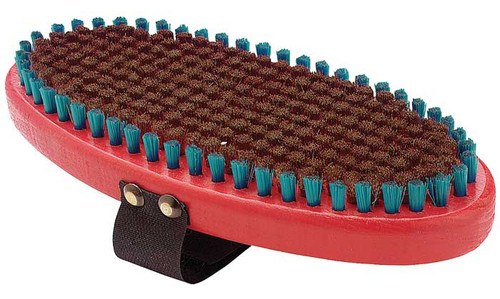 Swix Oval Medium Bronze Brush for effective ski base cleaning