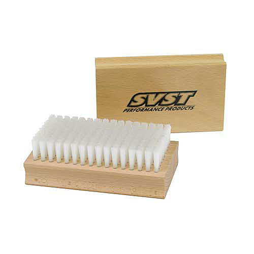 SVST nylon wax brush for efficient ski base polishing