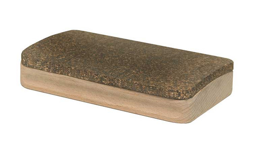 Radial SVST cork brush for final ski wax finishing