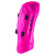 Leki World Cup Pro shin guards in bold pink for ski racing