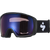 Angled view Sweet Clockwork black goggles with RIG Amethyst lens