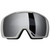 Sweet Clockwork RIG Reflect goggles White Bronco Peaks with RIG Obsidian lens front view