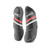 Shred grey shin guards for alpine ski racing