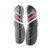 Shred long grey shin guards for ski racing protection