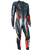 Karbon Defender GS black/red ski race suit designed for high‑speed giant slalom