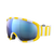 POC Fovea goggles Jaune Blanc with Partly Sunny Blue lens