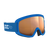 Right‑angled view of POC POCito Opsin Fluor Blue with Partly Sunny Orange lens