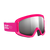 Right‑angled view of POC POCito Opsin Fluor Pink with Partly Sunny Silver lens