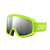 Left‑angled view of POC POCito Opsin Fluor Yellow with Partly Sunny Silver lens