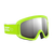 Right‑angled view of POC POCito Opsin Fluor Yellow with Partly Sunny Silver lens