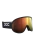 POC Retina ski goggle in uranium black with Clarity partly sunny orange lens right view