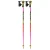 Leki Pink WCR Evo Lite SL TR Ski Poles Junior  PINK