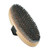 SVST oval carbon steel–horsehair combi brush showing bristle side