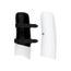 Back view of POC Shin Guards Classic White