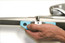 SVST World Cup Sidewall Plane in use planing ski sidewall along edge