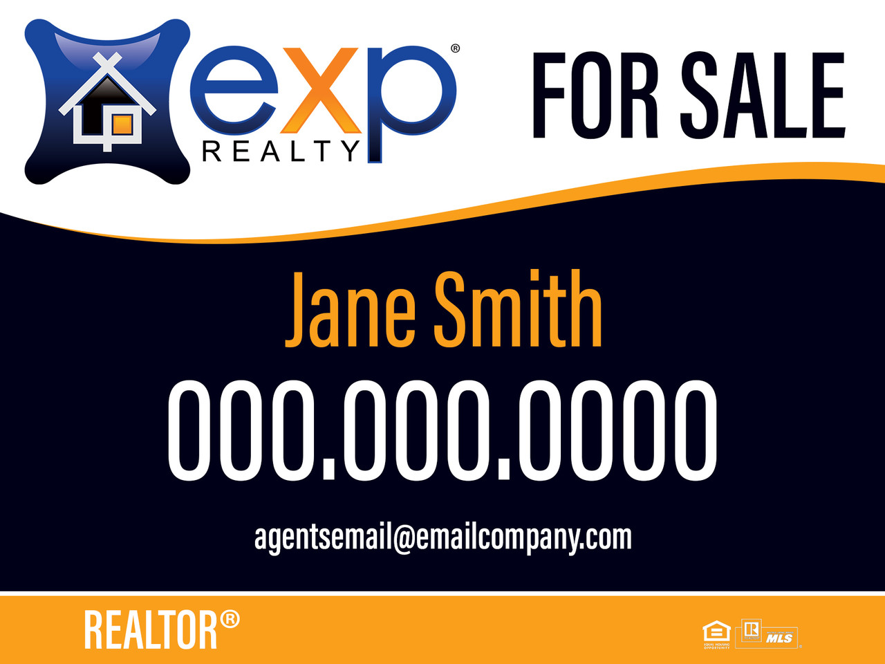 EXP Realty Sign Panel 2 - Champions Printing