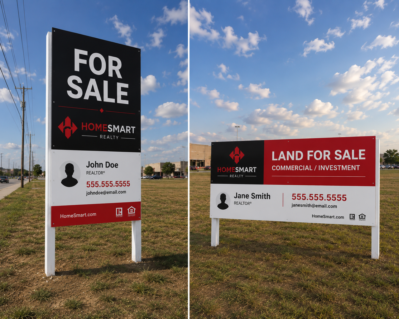 Real Estate Commercial Signs 