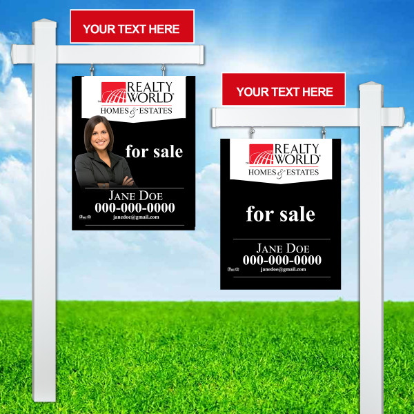  Realty World Colonial Post Sign Unit 2