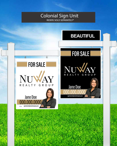 NuWay Colonial Post Sign Unit