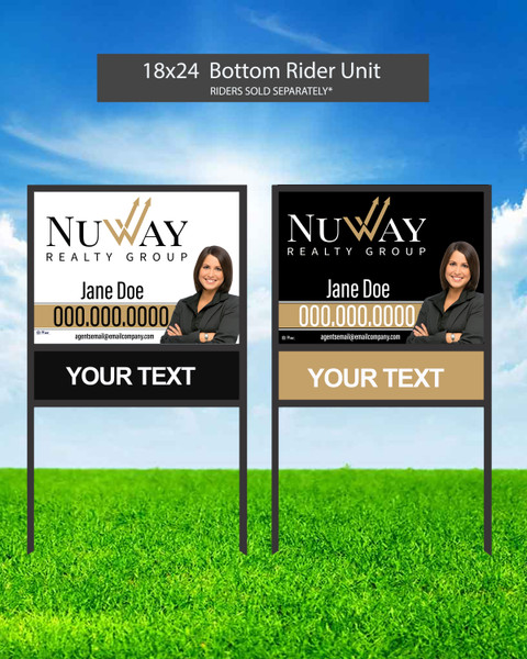  NuWay  Single Rider Sign Unit