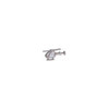 Helicopter Desk Clock - Silver Metal | Fallon Pilot Shop
