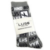 Luso Aviation - Premium Crew Socks - International Airport Codes | Fallon Pilot Shop