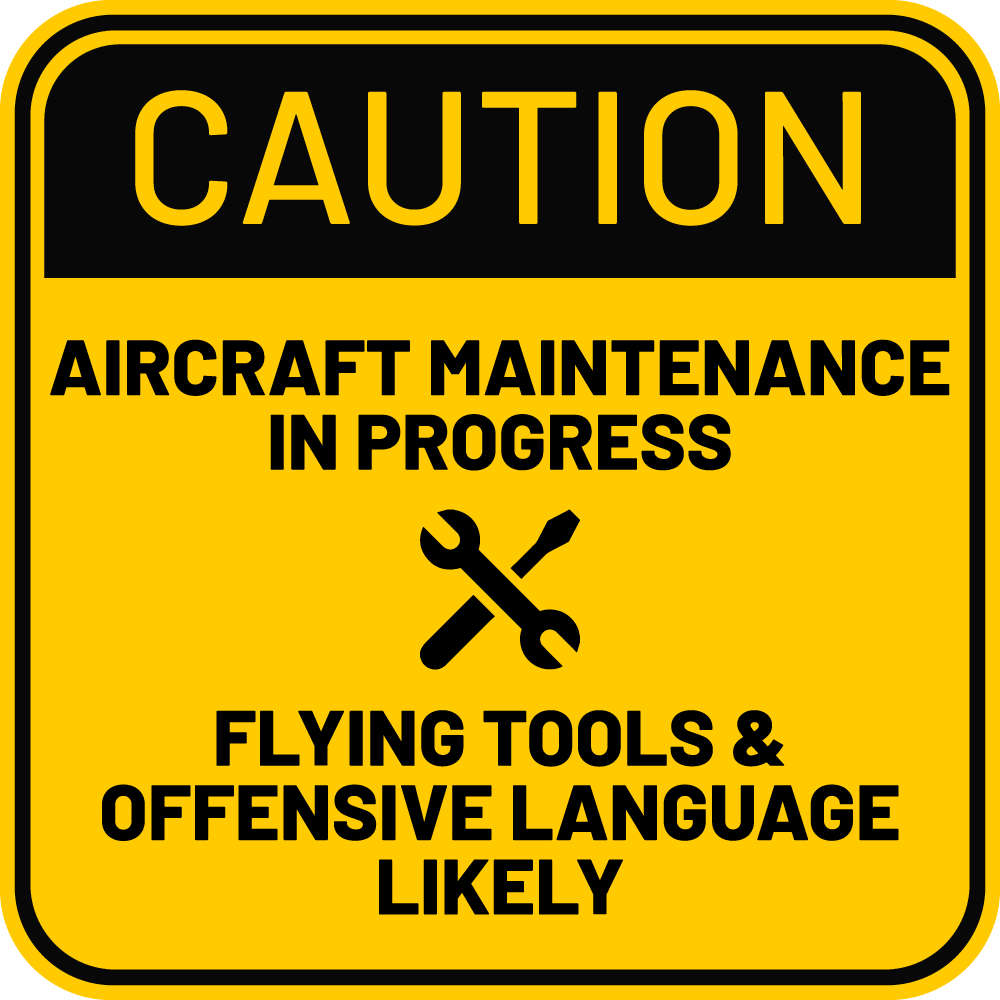 Caution Low Flying Aircraft Fridge Fallon Aviation Pilot Shop