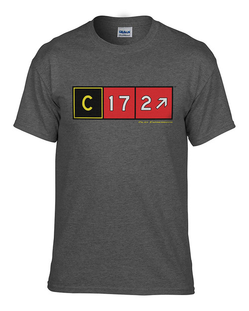 Cessna 172 T-Shirt - Gray