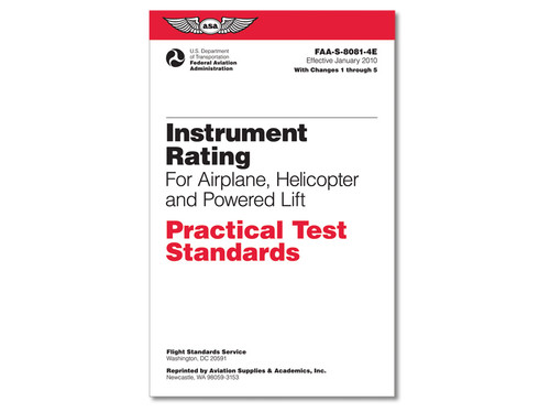 ASA Practical Test Standards (PTS): Instrument Rating (Helicopter & Powered Lift)