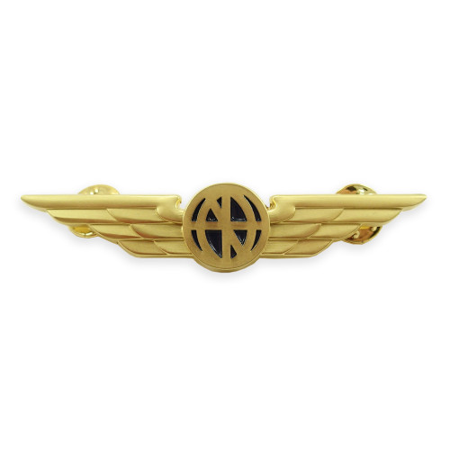 Universal Aviator Lapel Pilot Wings Pin - Gold