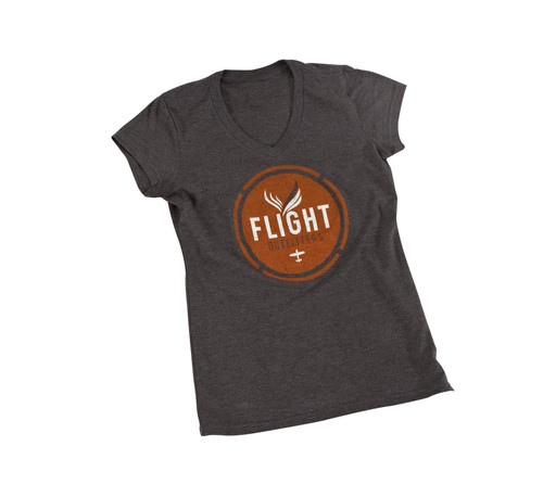 Flight Outfitters Women's Vintage V-Neck T-Shirt