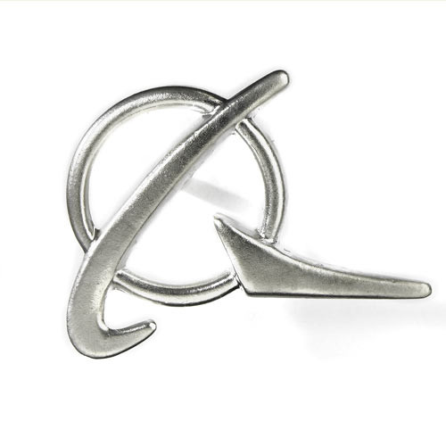 Boeing Silver Matte Symbol Pin