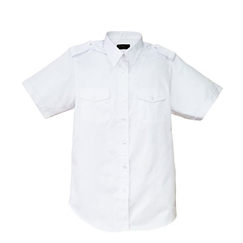 Elite Pilot Shirt - Men's Short Sleeve- White