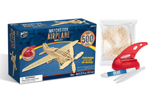 Matchstick Airplane Model Kit