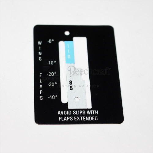 Flap Position Placard 0560027-1
